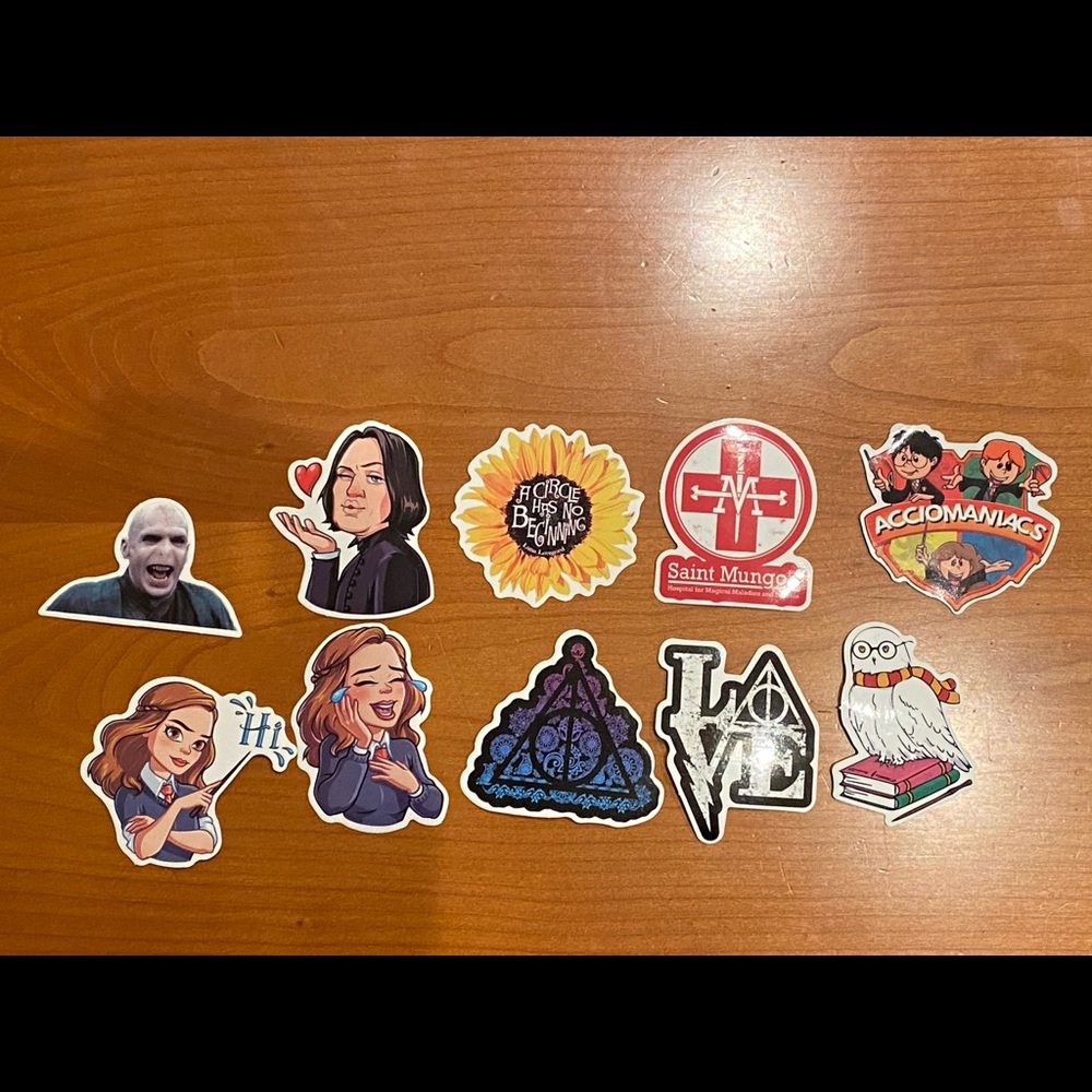 10 Harry Potter Sticker Pack!